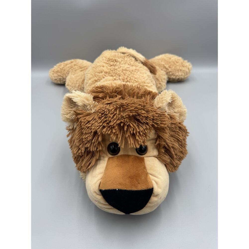 Adventure Planet Large Lion Plush Laying Flat 28” Stuffed Animal